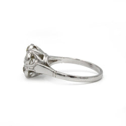 Bague Marguerite en platine et diamants - Castafiore