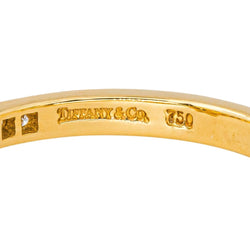 Bague Marguerite TIFFANY & CO. en or jaune, saphir et diamants - Castafiore