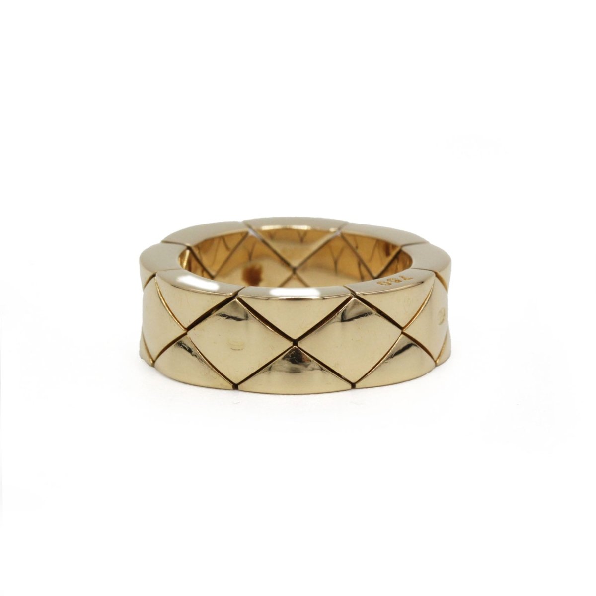 Bague Matelassée Or jaune - CHANEL - Castafiore