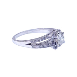 Bague MAUBOUSSIN "Chance of Love n°5" en or blanc et diamants - Castafiore