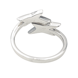 Bague MAUBOUSSIN "Étoile de Vie" en or blanc, nacre et diamants - Castafiore