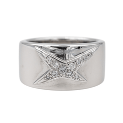 Bague MAUBOUSSIN "Étoile Divine" en or blanc, or jaune et diamants - Castafiore