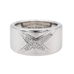 Bague MAUBOUSSIN "Étoile Divine" en or jaune, or blanc et diamants - Castafiore