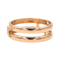 Bague MAUBOUSSIN "Etoilement Divine" en or rose et diamants - Castafiore