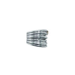 Bague MAUBOUSSIN "Kiff and Sun" en or jaune, argent et diamants - Castafiore