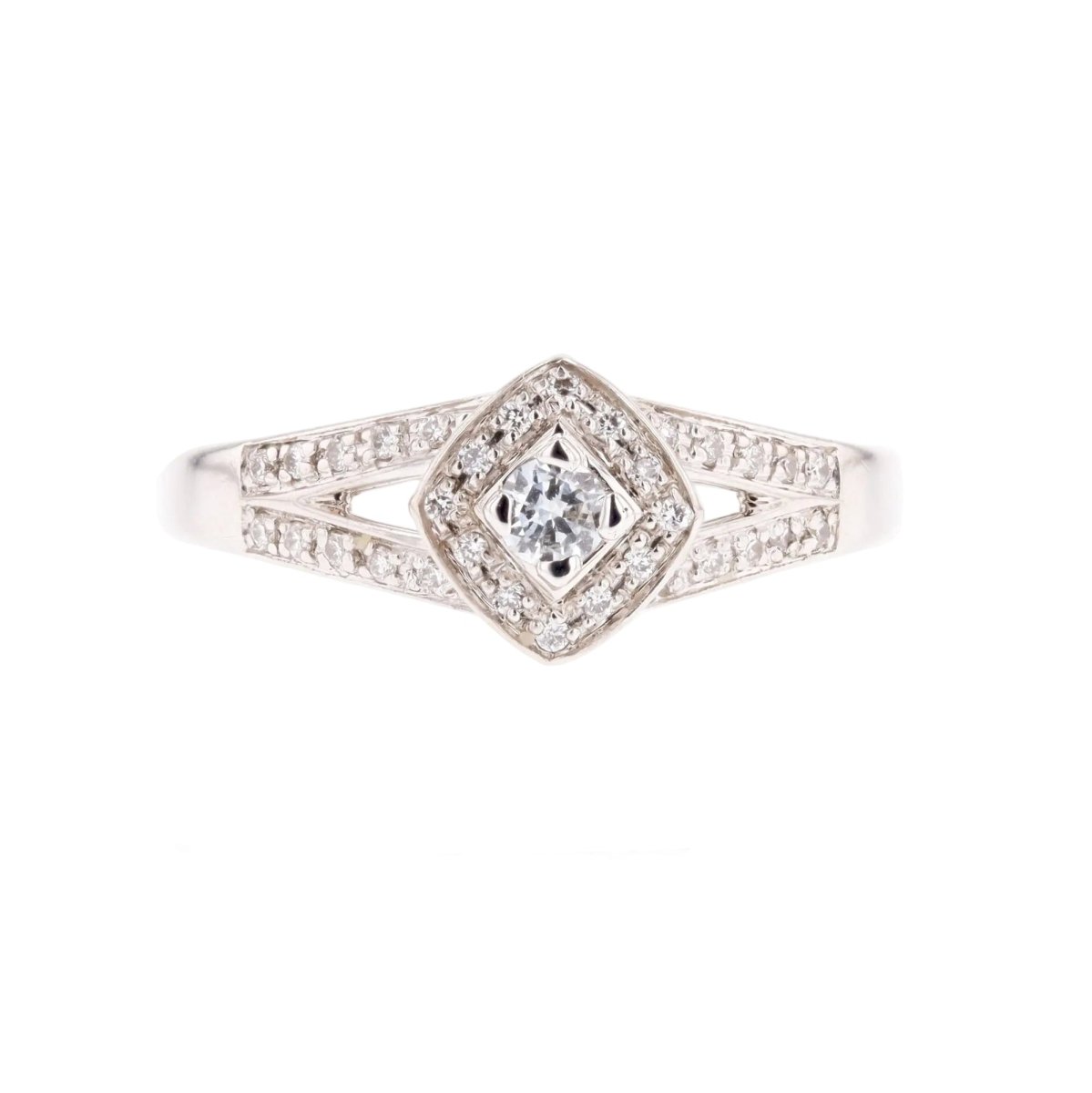 Bague MAUBOUSSIN "Love My Love" en or blanc et diamants - Castafiore
