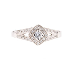 Bague MAUBOUSSIN "Love My Love" en or blanc et diamants - Castafiore