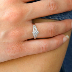 Bague MAUBOUSSIN "Love My Love" en or blanc et diamants - Castafiore