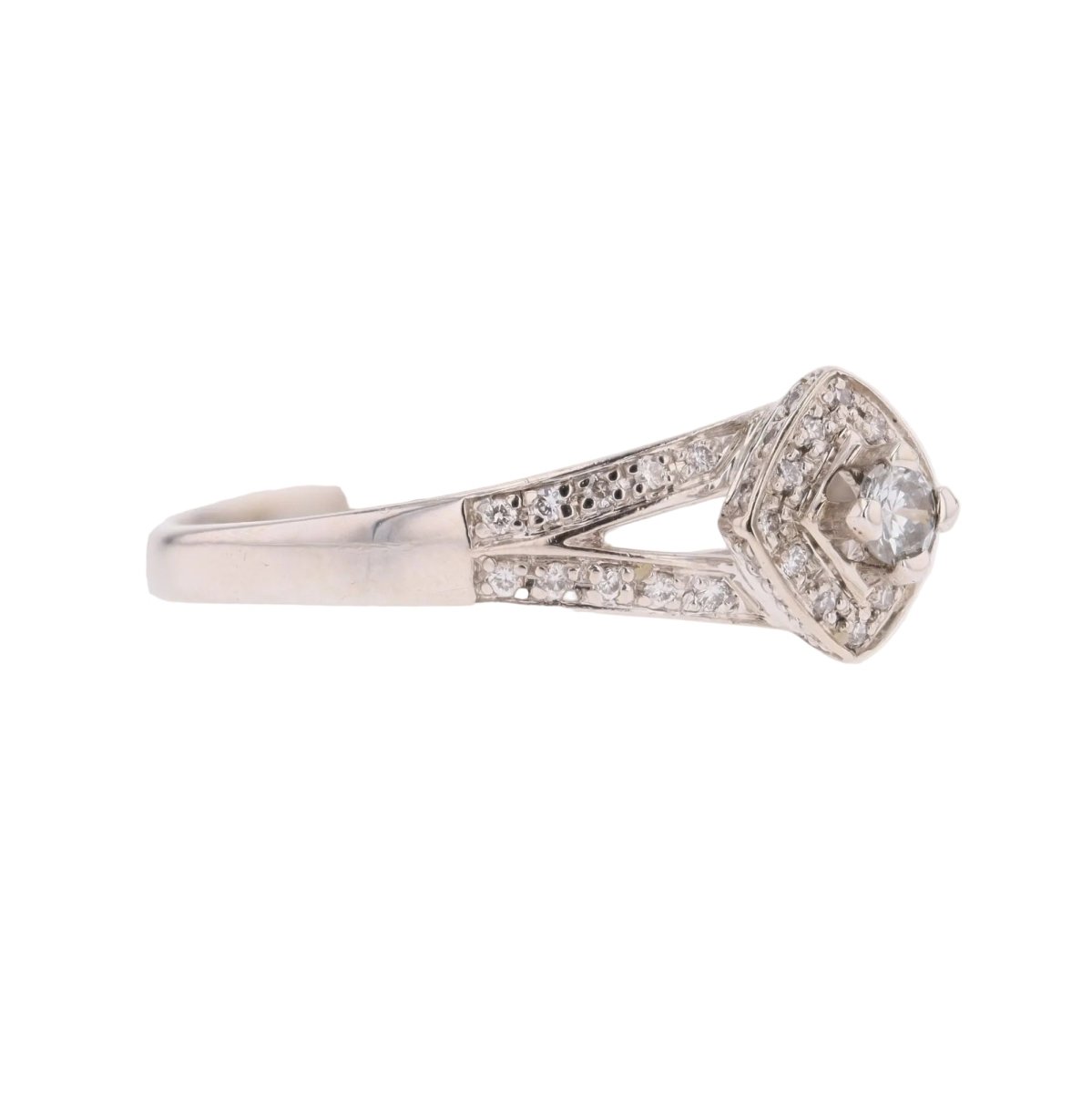 Bague MAUBOUSSIN "Love My Love" en or blanc et diamants - Castafiore