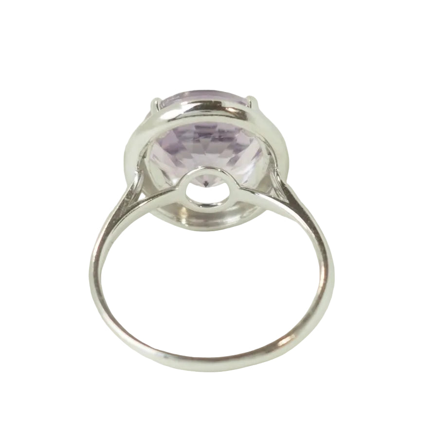 Bague MAUBOUSSIN Vraiment jolie mon amour en or blanc améthyste et diamants - Castafiore