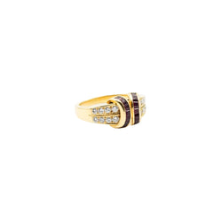 Bague MELLERIO en or jaune, rubis et diamants - Castafiore