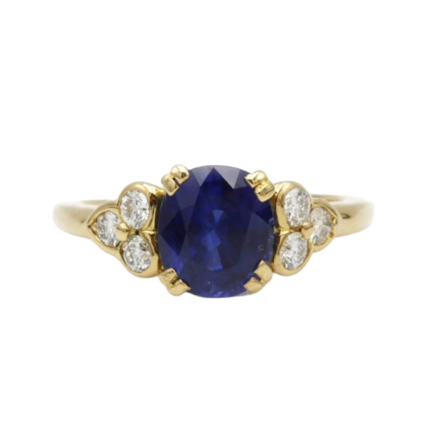 Bague MELLERIO - Or, Saphir & Diamants - Castafiore