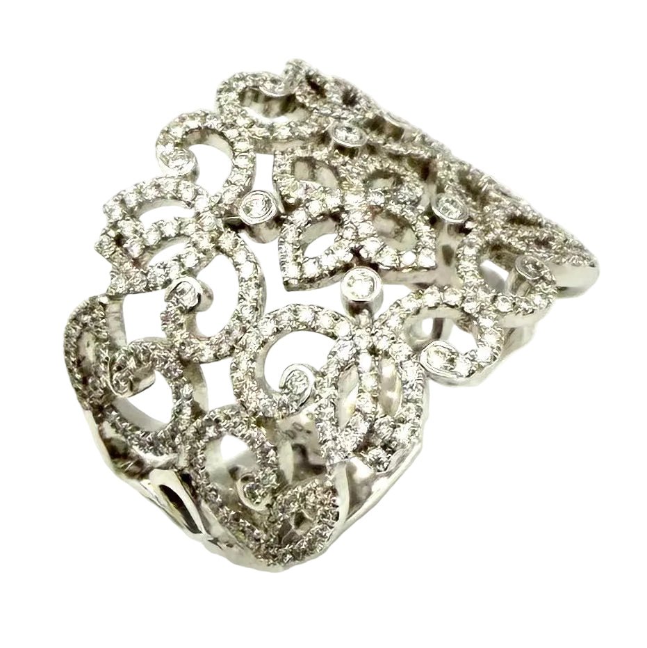 Bague MESSIKA "Eden" en or blanc et diamants - Castafiore