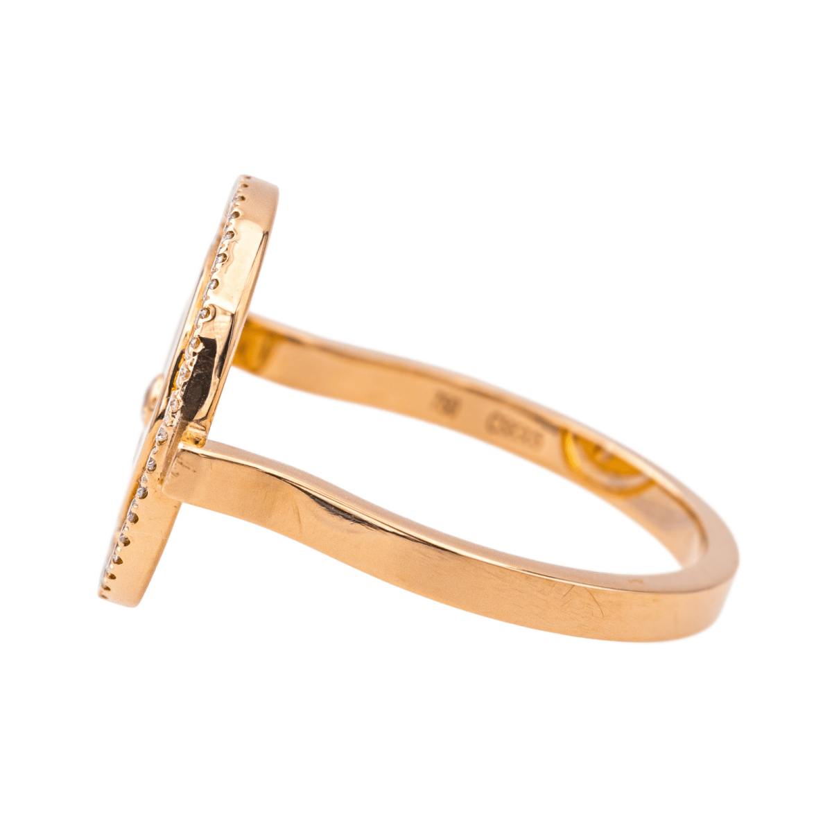Bague MESSIKA Lucky Move en or rose diamant - Castafiore