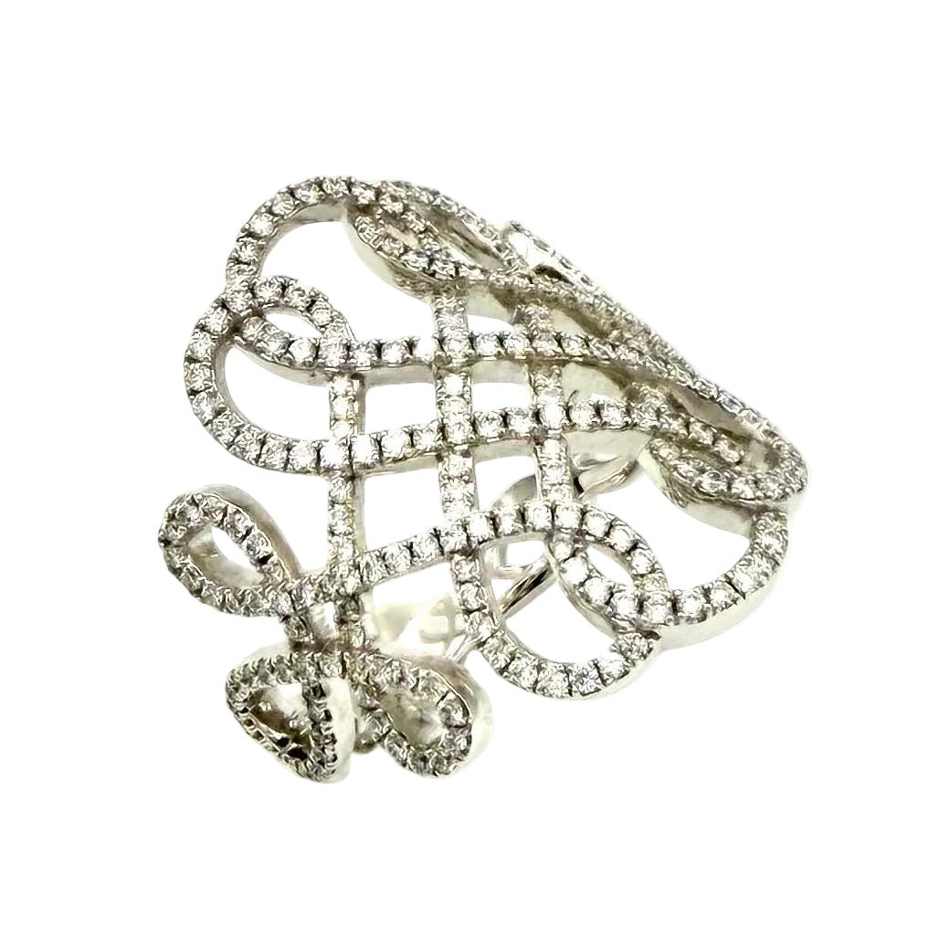 Bague MESSIKA "Promess" en or blanc et diamants - Castafiore