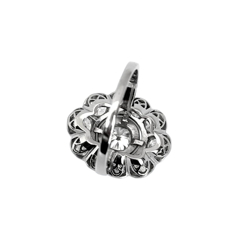 Bague modèle Pompadour diamants - Castafiore
