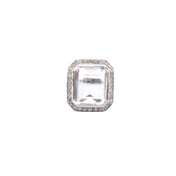 Bague morganite et diamants - Castafiore