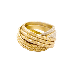 Bague multi - jonc trois ors - Castafiore