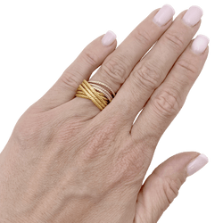 Bague multi - jonc trois ors - Castafiore