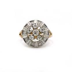 Bague - Or bi - colore & Diamants - Castafiore