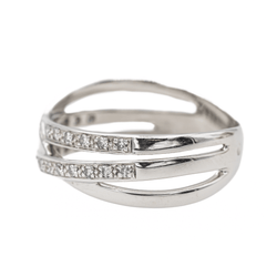 Bague Or blanc Diamant - Castafiore