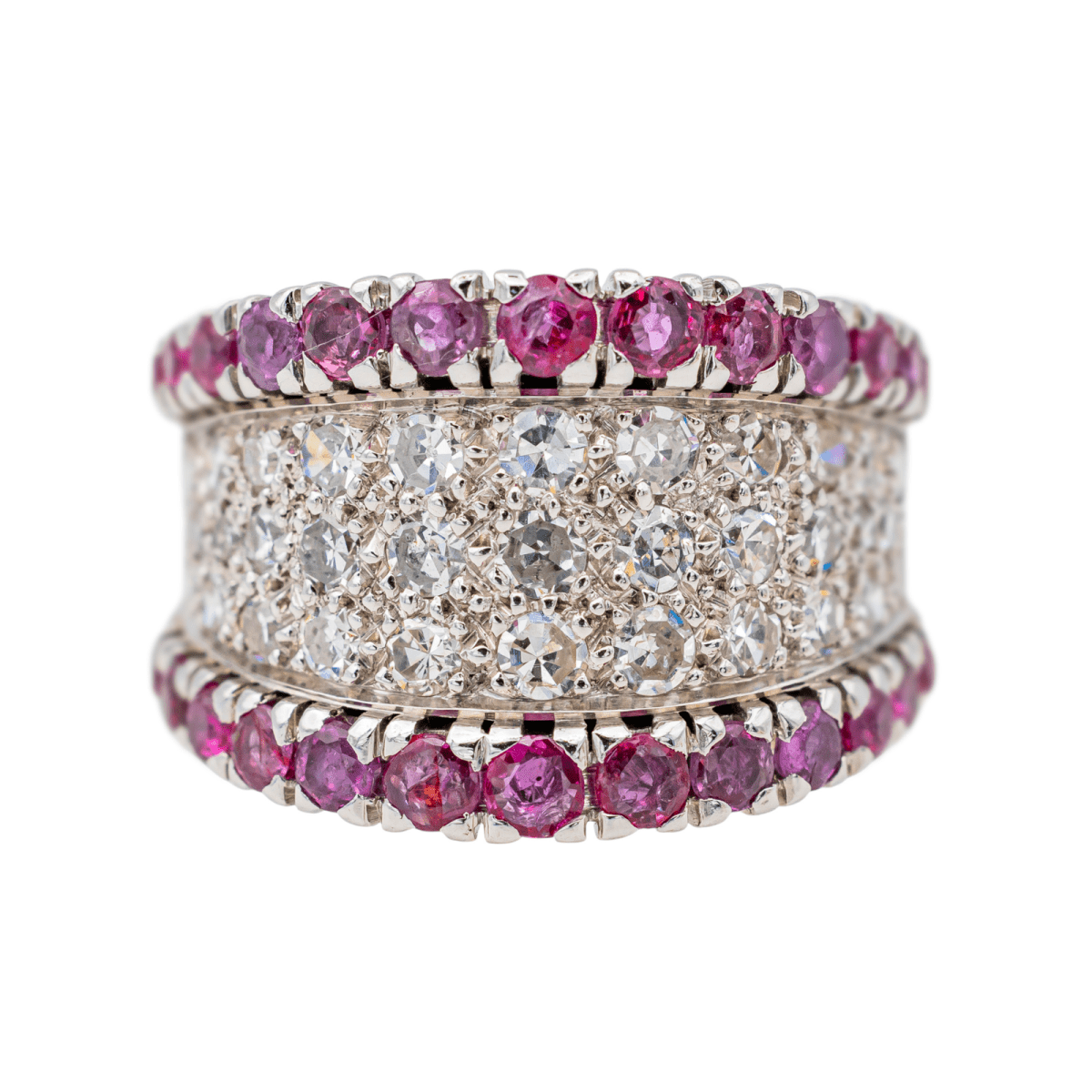 Bague Or blanc Diamant - Castafiore