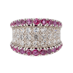 Bague Or blanc Diamant - Castafiore