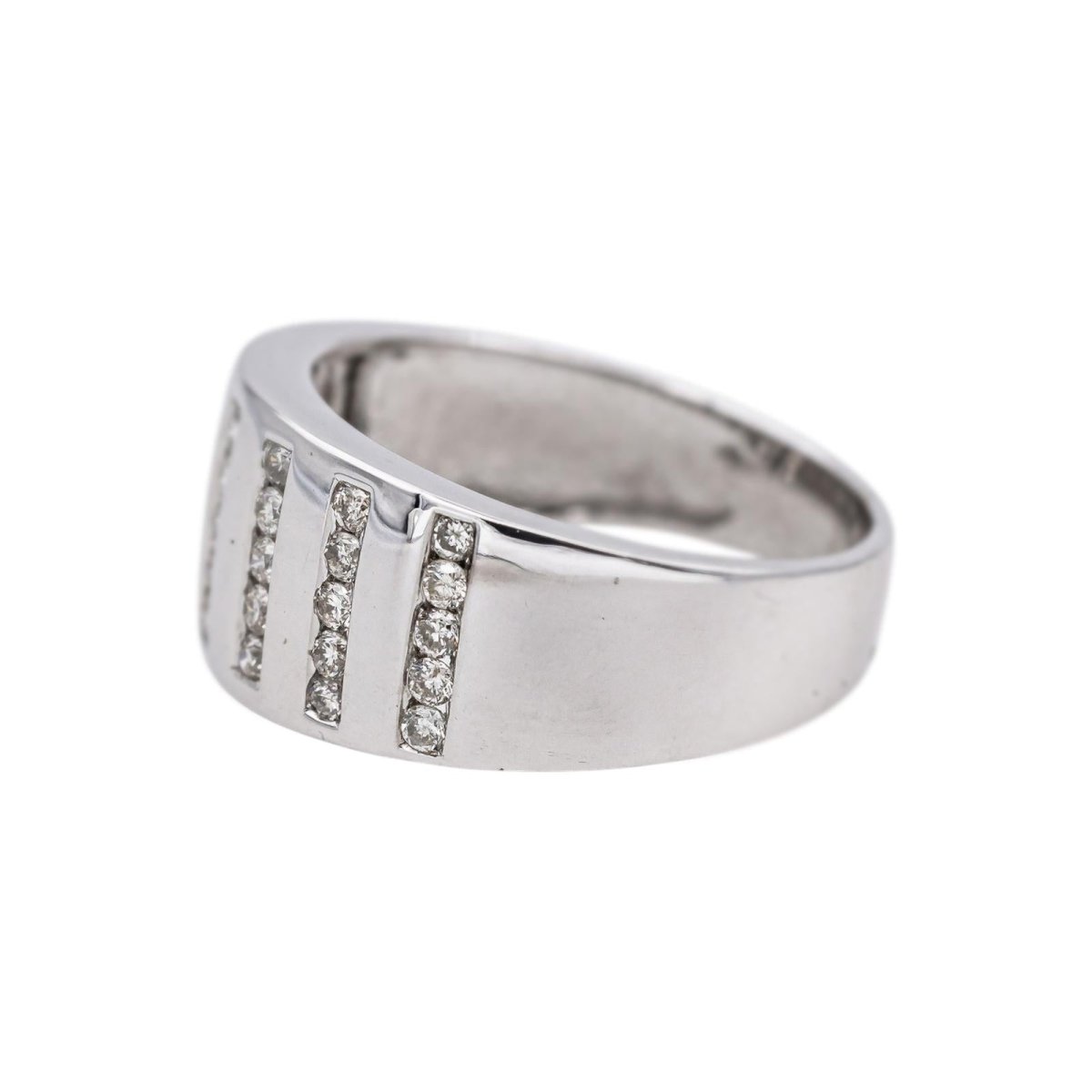 Bague Or blanc Diamant - Castafiore