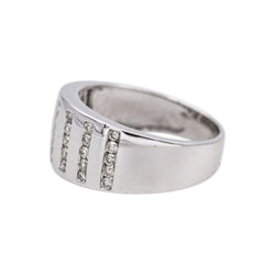 Bague Or blanc Diamant - Castafiore