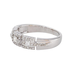 Bague Or blanc Diamant - Castafiore