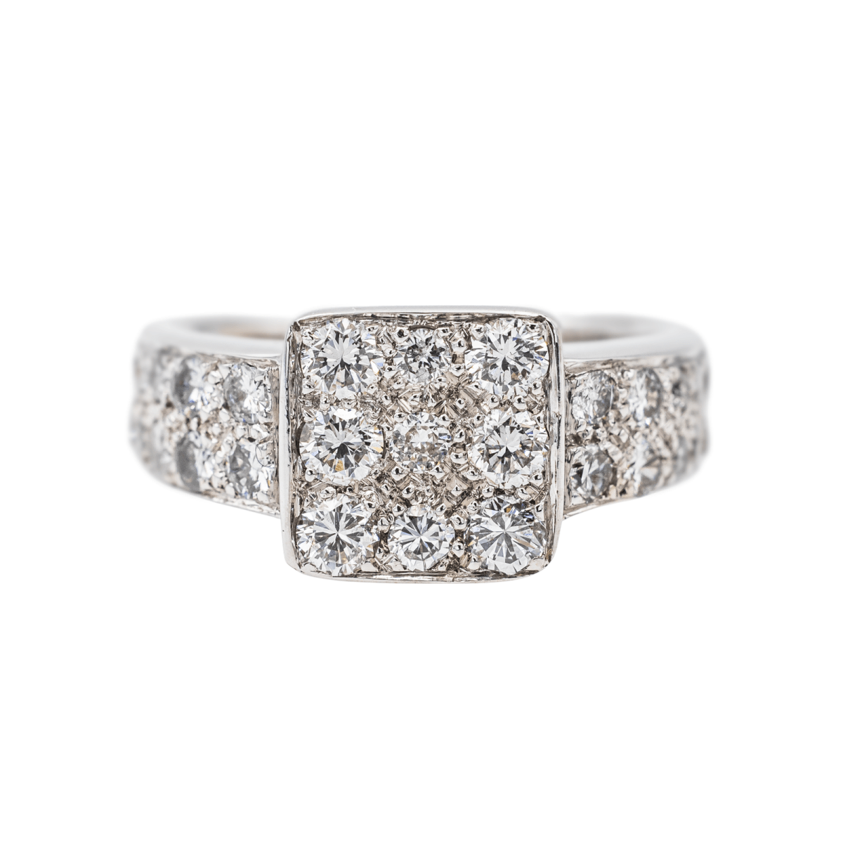 Bague Or blanc Diamant - Castafiore