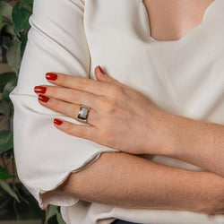 Bague Or blanc Diamant - Castafiore