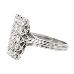 Bague Or blanc Diamant - Castafiore