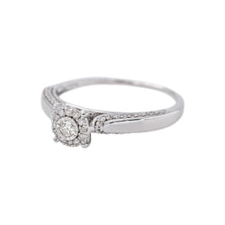 Bague Or blanc Diamant - Castafiore