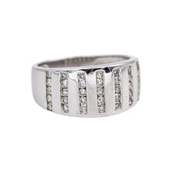 Bague Or blanc Diamant - Castafiore
