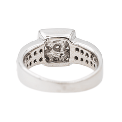 Bague Or blanc Diamant - Castafiore
