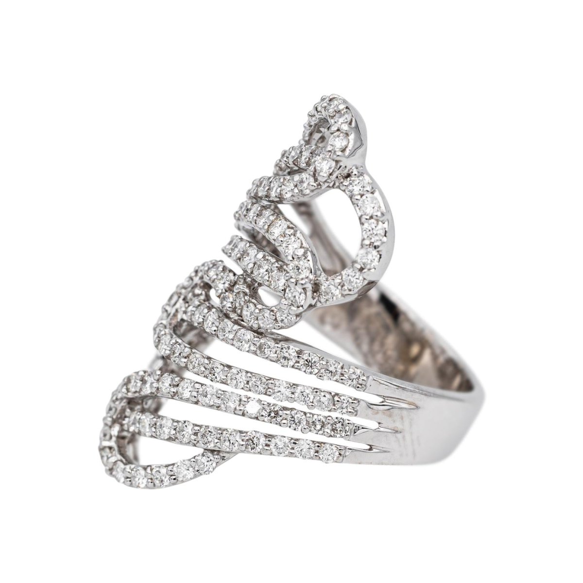 Bague Or blanc Diamant - Castafiore