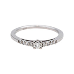 Bague Or blanc Diamant - Castafiore
