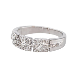 Bague Or blanc Diamant - Castafiore
