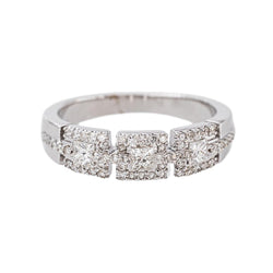 Bague Or blanc Diamant - Castafiore