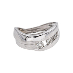 Bague Or blanc Diamant - Castafiore
