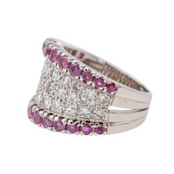Bague Or blanc Diamant - Castafiore