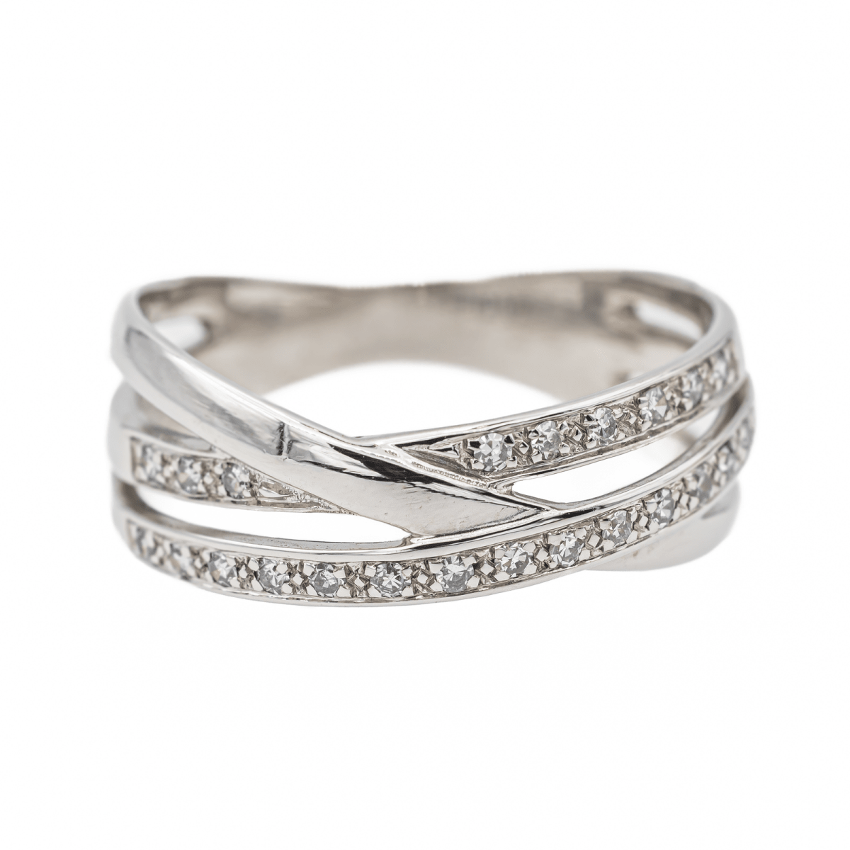 Bague Or blanc Diamant - Castafiore
