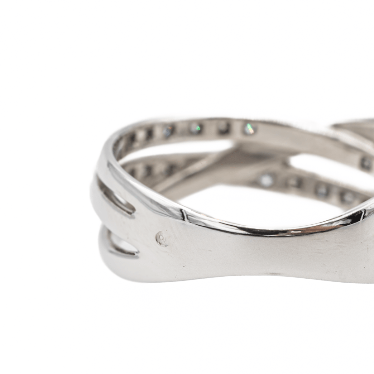 Bague Or blanc Diamant - Castafiore
