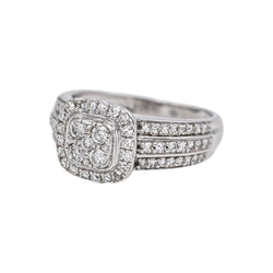 Bague Or blanc Diamant - Castafiore