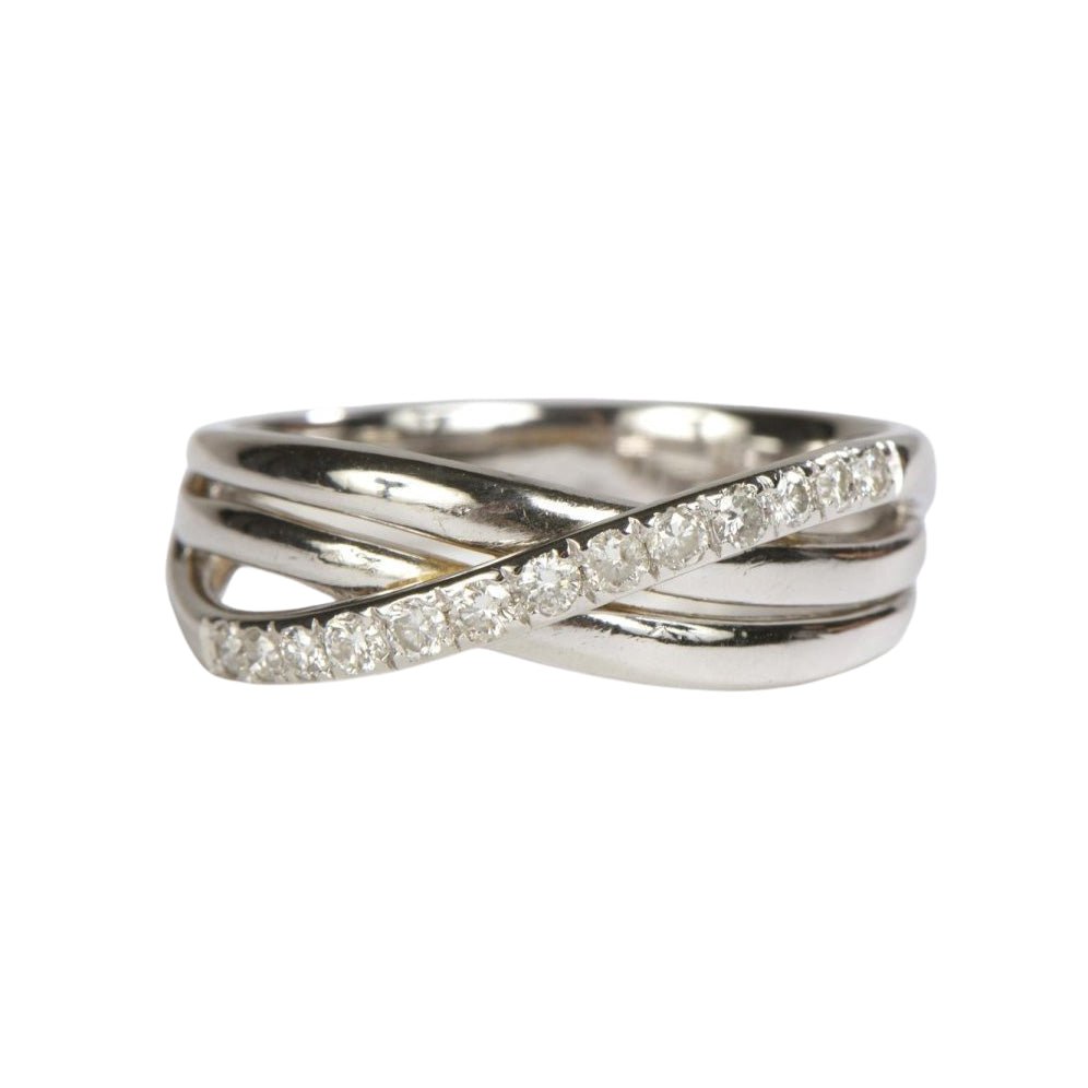 Bague Or blanc Diamant - Castafiore