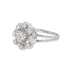 Bague Or blanc Diamant - Castafiore