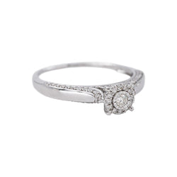 Bague Or blanc Diamant - Castafiore