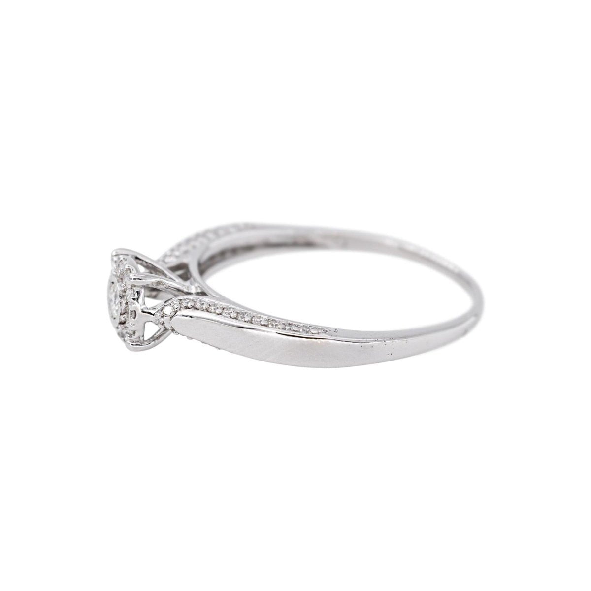 Bague Or blanc Diamant - Castafiore