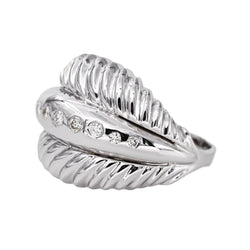 Bague Or blanc Diamant - Castafiore